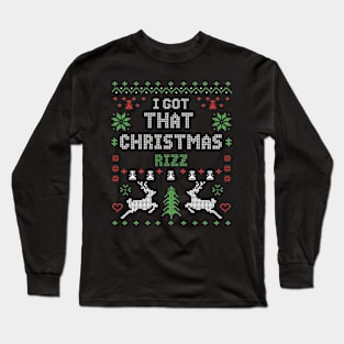 I Got That Christmas Rizz Long Sleeve T-Shirt